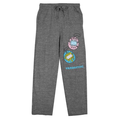 Tamagotchi Pets Women's Heather Gray Sleep Pajama Pants