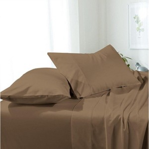 Egyptian Linens Basics Super Soft Easy Care Microfiber Sheet Set - 15" Pockets - 1 of 4