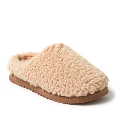 Dearfoams Women's Fiona Teddy Clog Slipper