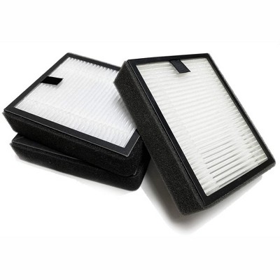 Nispira 3-in-1 True HEPA Filter Replacement Compatible with KOIOS MOOKA Air Cleaner Air Purifier Model PM1220. Pack of 3