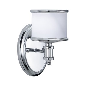 Vaxcel Carlisle 1 - Light Vanity in  Chrome - 1 of 4