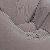 Intex Inflatable Contoured Corduroy Beanless Bag Lounge Chair, Grey | 68579EP - 2 of 4