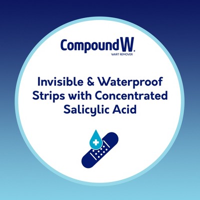 Compound W Maximum Strength One Step Invisible Wart Remover Strips - 14 ct_2