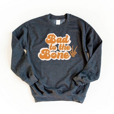 Simply Sage Market Women's Graphic Sweatshirt Bad To The Bone Hand