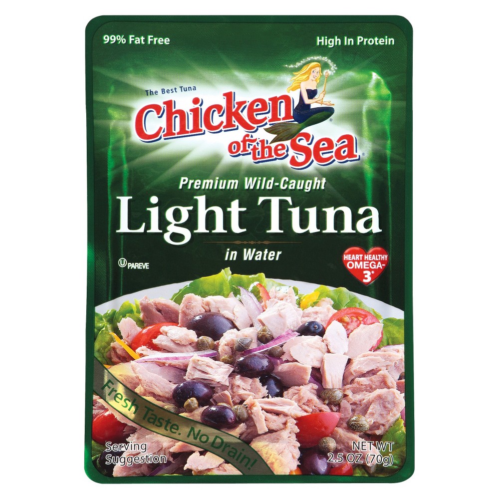 UPC 048000003911 product image for Chicken of the Sea Light Tuna In Water 2.5 oz | upcitemdb.com