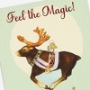 Old World Christmas Ornament Christmas Card, Reindeer, 7" x 5" - 3 of 4