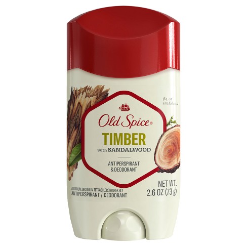 Old Spice Men's Timber with Sandalwood Antiperspirant Deodorant - 2.6oz