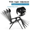 Tangkula Folding Recliner Patio Rattan Zero Gravity Lounge Chair With Headrest Brown - 4 of 4