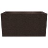 Vioscapes Rectangular Coffee Bean Husk and Recycled Plastic Planter Box - 2 of 4