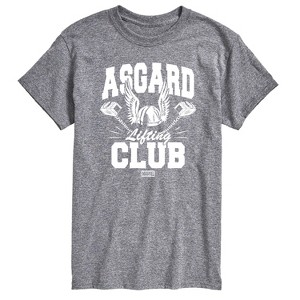 Men's - Marvel - Thor Asgard Lift Club Short Sleeve Graphic T-Shirt - 1 of 3