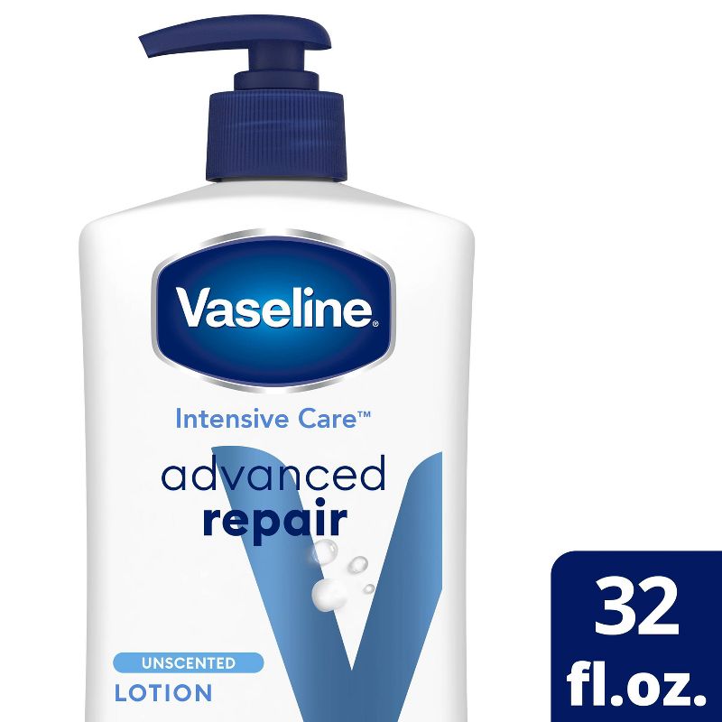Vaseline Intensive Care Advanced Repair Moisture Body Lotion Unscented - 32 fl oz, 1 of 8