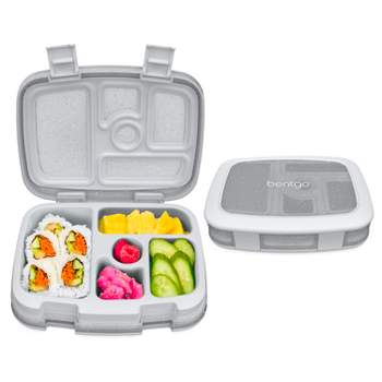 Bentgo Modern 4 Compartment Bento Style Leakproof Lunch Box - Dark Gray :  Target