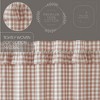Annie Buffalo Portabella Check Ruffled Shower Curtain 72x72 VHC Brands - 2 of 4