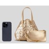 FATMOON Hollow Out Small Basket Bags for Women PU Leather Handbag with Inner Bag Shoulder Crossbody Bag for Beach Summer Travel - 2 of 4