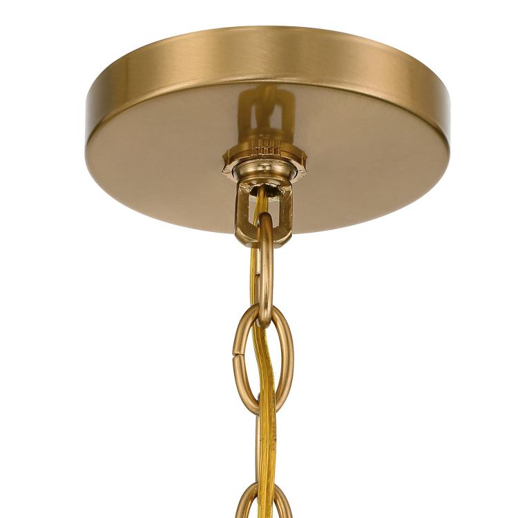 Vienna Full Spectrum Rysa Warm Brass Chandelier 30 1/2" Wide Modern Clear Crystal 9-Light Fixture for Dining Room House Foyer, 5 of 9