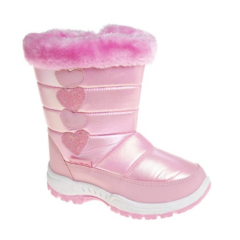Rugged Bear Girls Snow Boots - Pink, 2 : Target