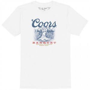 Mens Coors Banquet Golden Colorado River Sketch T-Shirt - 1 of 2