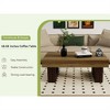 AndMakers 42.51 in. Rustic Brown Rectangle Wood Coffee Table - 2 of 4