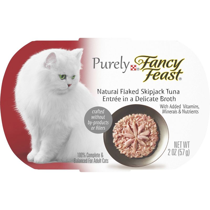 Purina Fancy Feast Natural Flaked Wet Cat Food - 2oz, 1 of 9