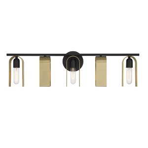 Designers Fountain U Turn 5 - Light Vanity in  Matte Black - 1 of 1