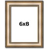 PosterPalooza | Photo Size Refined Silver Picture Frame - UV Acrylic, Foam Board Backing, Hanging Hardware - 2 of 4