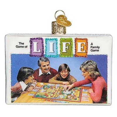 Old World Christmas 2.75 In The Game Of Life Board Game Family Tree Ornaments