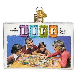 Old World Christmas 2.75 In The Game Of Life Board Game Family Tree Ornaments - 1 of 3