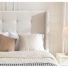 LOVMOR Upholstered Queen Bed  54" High Headboard Blue Velvet - 4 of 4
