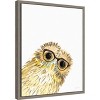 Amanti Art Owl in Glasses by Mercedes Lopez Charro Canvas Wall Art Print Framed 16 x 20-in. - 3 of 4