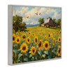 Stupell Industries Sunflower Farm Floral Field Framed Giclee Art - 2 of 4