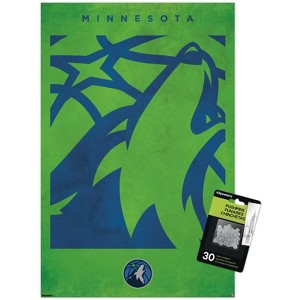 Trends International NBA Minnesota Timberwolves - Logo 25 Unframed Wall Poster Prints - 1 of 4