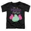 Easter I'm A Peeple Person Peeps Kids T Shirt for Toddlers, Black - 2 of 4