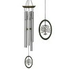 Woodstock Wind Chimes Signature Collection, Wind Fantasy Chime, 24'' Silver Wind Chime - image 3 of 4