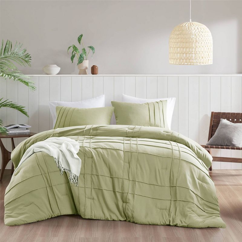 Porter Soft Washed Durable Pleated Comforter Set - 510 Design, 3 of 15