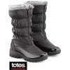 Collections Etc Totes Zip Front Boots Wide Widths - 4 of 4