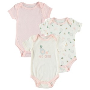 Kyle & Deena Baby Girl bodysuit With Slogan Callout - 1 of 3
