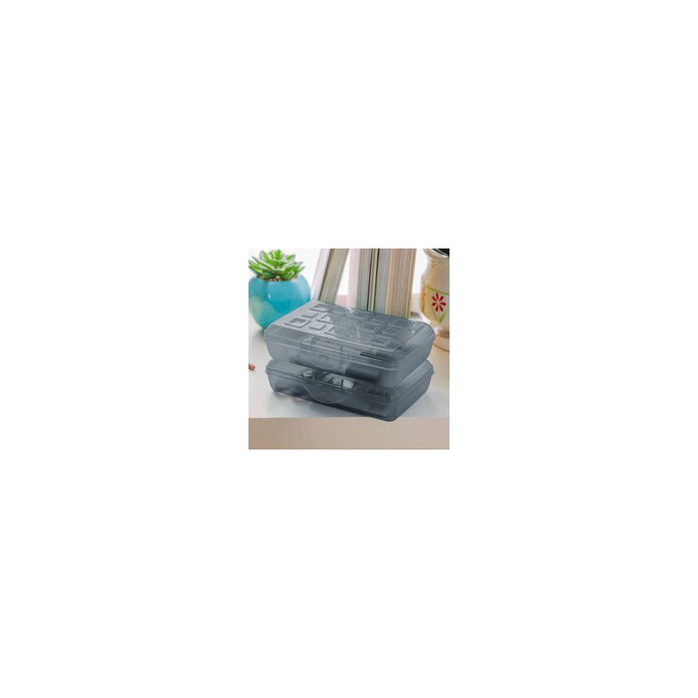 Sterilite Pencil Box - Gray