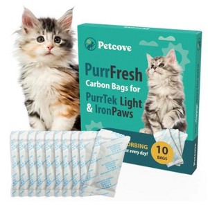 Petcove Premium Self-Cleaning Cat Litter Box Liners – Durable, Leakproof Waste Bags for Ultimate Odor Control - 1 of 4