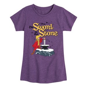Girls' - Disney - The Sword And The Stone Fitted Short Sleeve Graphic T-Shirt - 1 of 4
