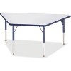 Jonti-Craft Berries Elementary Height Prism Edge Trapezoid Table (30 x 60) in Blue - 2 of 2