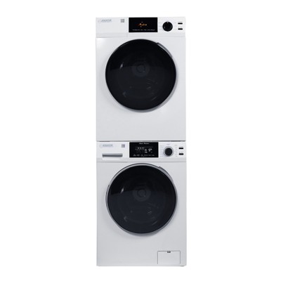 Equator REGULAR STACKABLE EW 835 18 lbs Washer 1.9cf 110V+ ED 880 Vented Sensor Dryer 4cf 220V