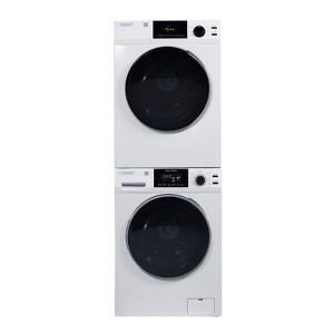 Equator REGULAR STACKABLE EW 835 18 lbs Washer 1.9cf 110V+ ED 880 Vented Sensor Dryer 4cf 220V - 1 of 1