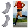 Unique Bargains Half Finger Five Toe Socks 3 Pairs - 2 of 4