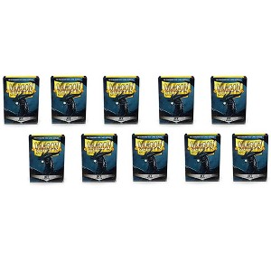 Dragon Shield 10 Packs Dragon Shield Matte Jet Standard Size 100 ct Card Sleeves Display Case - 1 of 4