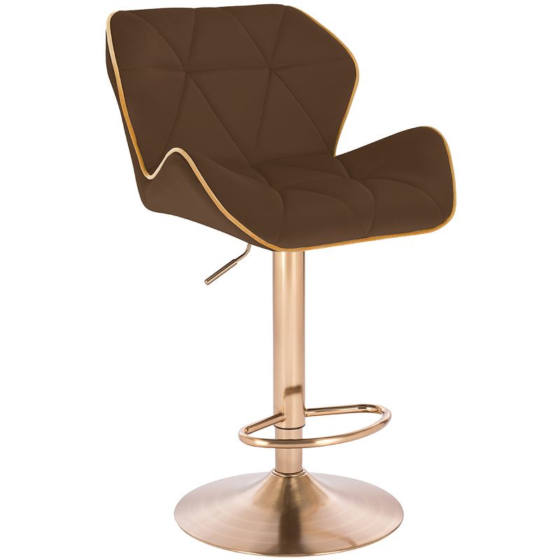 Modern Home Luxe Spyder Contemporary Adjustable Barstool/Bar Chair with 360° Rotation, 1 of 6