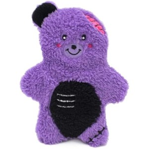 ZippyPaws 2-in-1 Halloween Dog Toy, Soft Plush Outside and Tough Rubber Inside for Aggressive Chewers - Zombie Bear - 1 of 1
