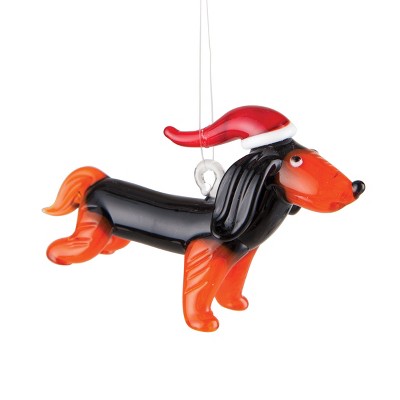 Gallerie II Santa Dachshund Christmas Xmas Ornament