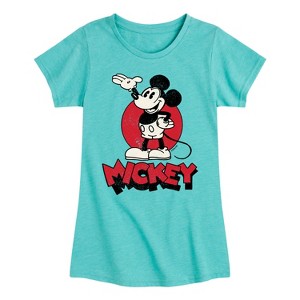 Girls' - Disney - Mickey Heritage Fitted Short Sleeve Graphic T-Shirt - 1 of 4