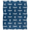 Ithaca College Logo Pattern Silky Touch Blanket White 50x60 - 2 of 4