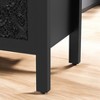 47.2'' Retro TV Stand for TVs up to 43 Inches, Entertainment Center Media Console Cabinet with 3 Spacious Cabinets, Glass Doors & Adjustable Shelves - 3 of 4